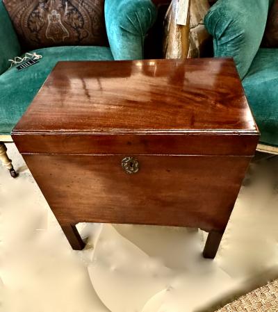 Georgian Mahogany Wine Cooler or Cellarette