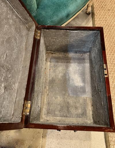 Georgian Mahogany Wine Cooler or Cellarette