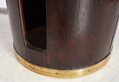 Georgian Mahogany and Brass Plate Bucket