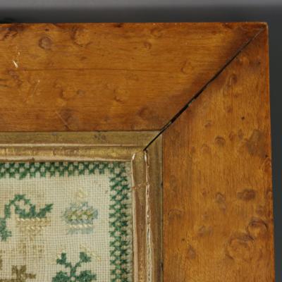Georgian Miniature Sampler circa 1830
