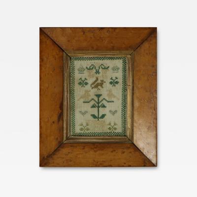 Georgian Miniature Sampler circa 1830