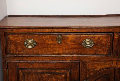 Georgian Oak Cabinet Dresser