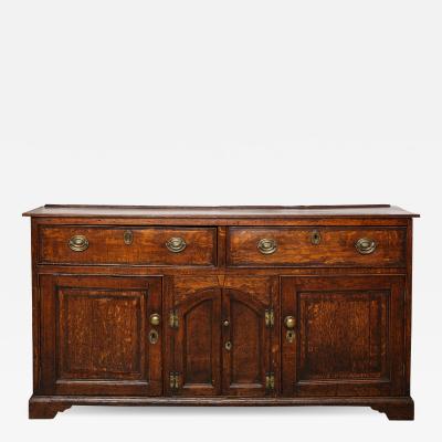 Georgian Oak Cabinet Dresser