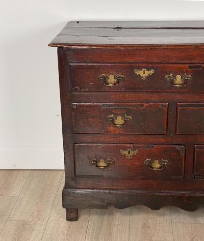 Georgian Oak Mule Chest England circa 1770