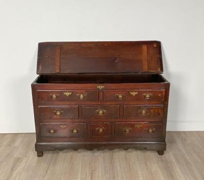 Georgian Oak Mule Chest England circa 1770