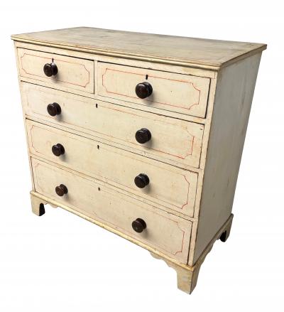 Georgian Painted Chest Of Drawers