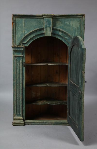 Georgian Palladian Corner Cupboard