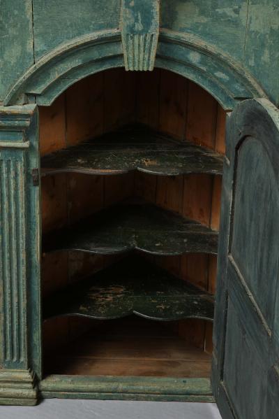 Georgian Palladian Corner Cupboard
