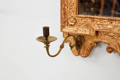 Georgian Palladian Giltwood Mirror