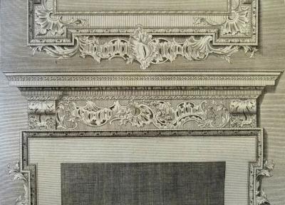 Georgian Palladian Painted Mirror