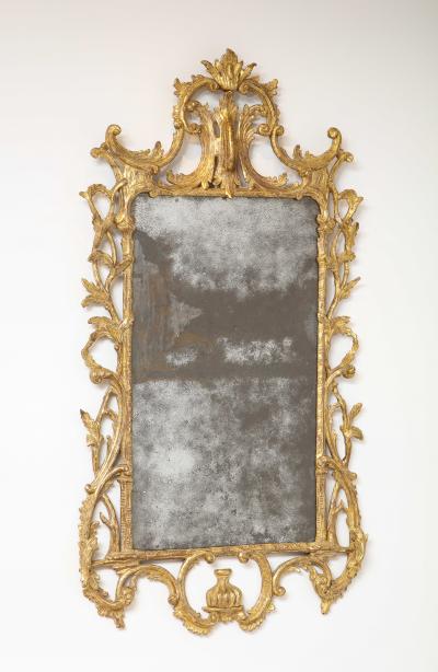 Georgian Rococo Giltwood Mirror