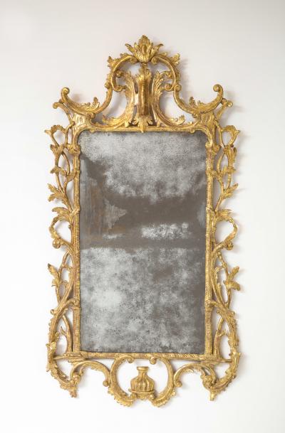 Georgian Rococo Giltwood Mirror