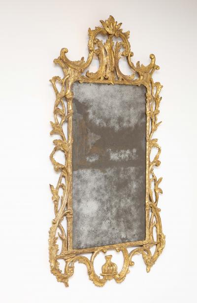 Georgian Rococo Giltwood Mirror