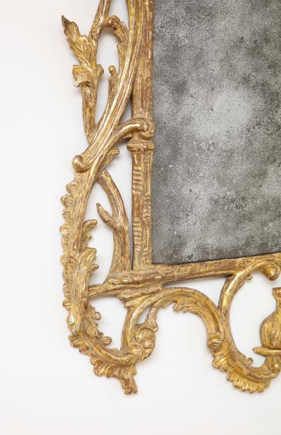 Georgian Rococo Giltwood Mirror