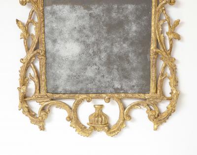 Georgian Rococo Giltwood Mirror