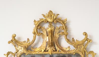 Georgian Rococo Giltwood Mirror