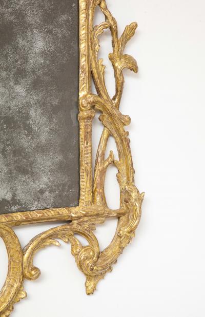 Georgian Rococo Giltwood Mirror