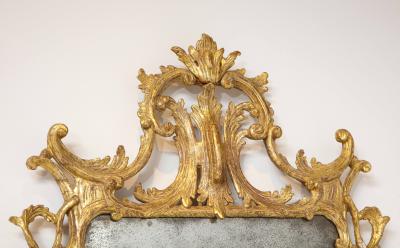 Georgian Rococo Giltwood Mirror