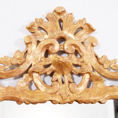 Georgian Rococo Giltwood Mirror