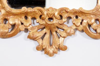 Georgian Rococo Giltwood Mirror