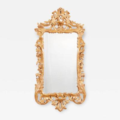 Georgian Rococo Giltwood Mirror