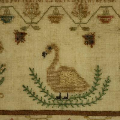 Georgian Sampler 1803 Jane Muncy Aged 9