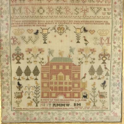 Georgian Scottish Sampler 1793 by Anne Williamson