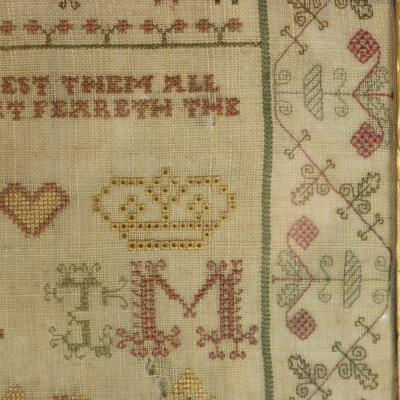 Georgian Scottish Sampler 1793 by Anne Williamson