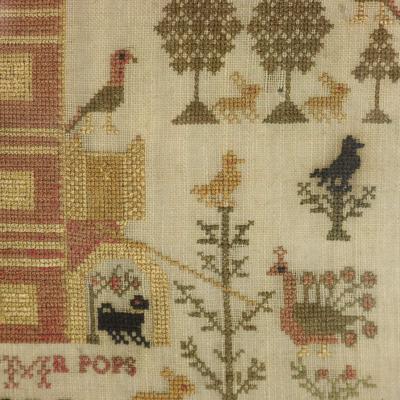 Georgian Scottish Sampler 1793 by Anne Williamson