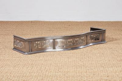 Georgian Serpentine Steel Fire Fender