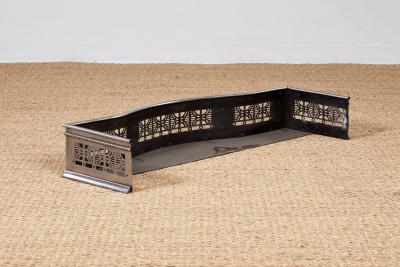 Georgian Serpentine Steel Fire Fender