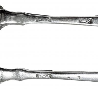 Georgian Silver Feather Edge 6 Teaspoons London C 1770 Philip Roker