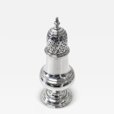 Georgian Silver Pepper Caster London 1768 Jabez Daniell and James Minz 