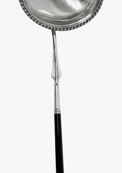 Georgian Silver Punch or Toddy Ladle London 1826 Mary Ann Charles Reilly 