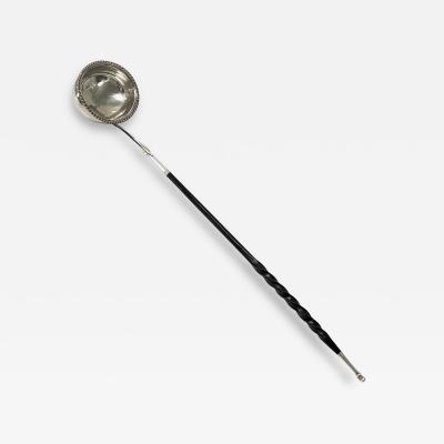 Georgian Silver Punch or Toddy Ladle London 1826 Mary Ann Charles Reilly 