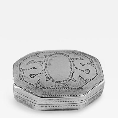Georgian Silver Vinaigrette very small in size Joseph Willmore Birmingham 1814