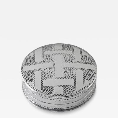 Georgian Silver patch or pill Box Birmingham 1803 Samuel Pemberton