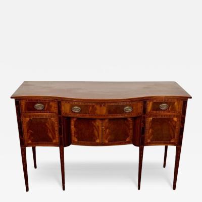 Georgian Style Hepplewhite Mahogany Cabinetmaker Sideboard Documentation 1931