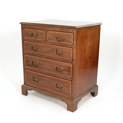 Georgian Style Mahogany Bachelor s Chest English circa 1890