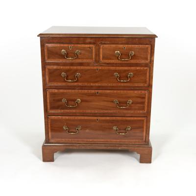 Georgian Style Mahogany Bachelor s Chest English circa 1890