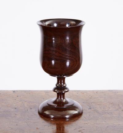 Georgian Turned Laburnum Treen Goblet