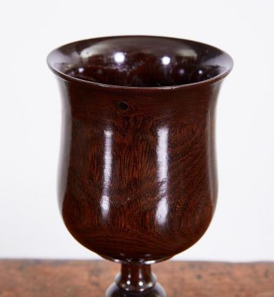 Georgian Turned Laburnum Treen Goblet