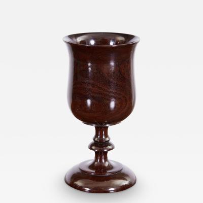 Georgian Turned Laburnum Treen Goblet