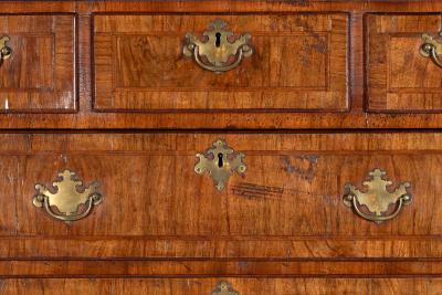 Georgian Walnut Chest on Chest English circa 1720