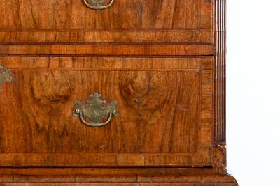 Georgian Walnut Chest on Chest English circa 1720