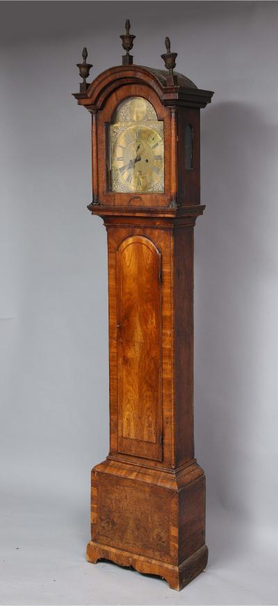 Georgian Walnut Tall Case Clock by Thomas Smith of Norwich