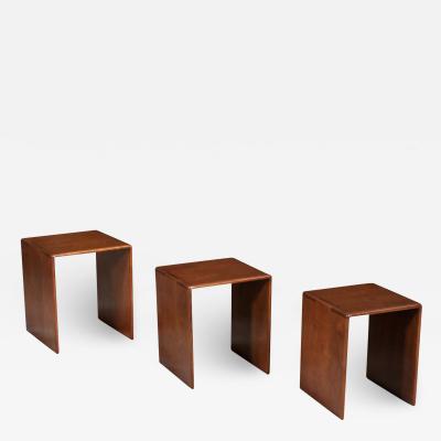 Gerald McCabe Gerald McCabe Nesting Cube Side Tables for Orange Crate Modern