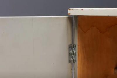 Gerald Summers Gerald Summers Modernist Side Board Grey Painted Wood 1930s
