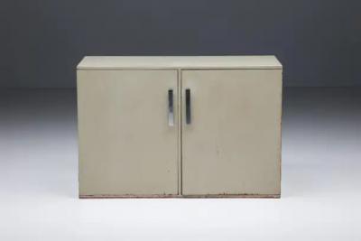 Gerald Summers Gerald Summers Modernist Side Board Grey Painted Wood 1930s