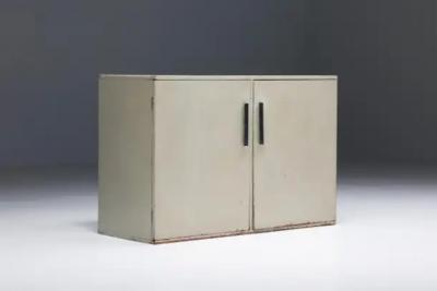 Gerald Summers Gerald Summers Modernist Side Board Grey Painted Wood 1930s